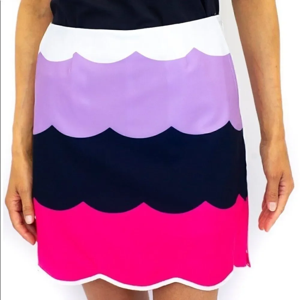 Golftini Scallop Performance Skort